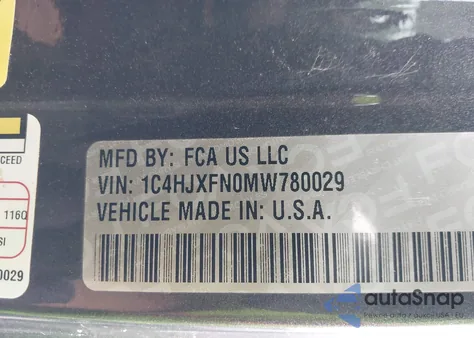 2021 Jeep Wrangler Unlimited Rubicon 4X4 from USA, damaged, VIN 1C4HJXFN0MW780029